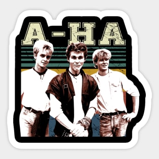 a-has Musical Takeoff Iconic Synth-Pop Tee Sticker